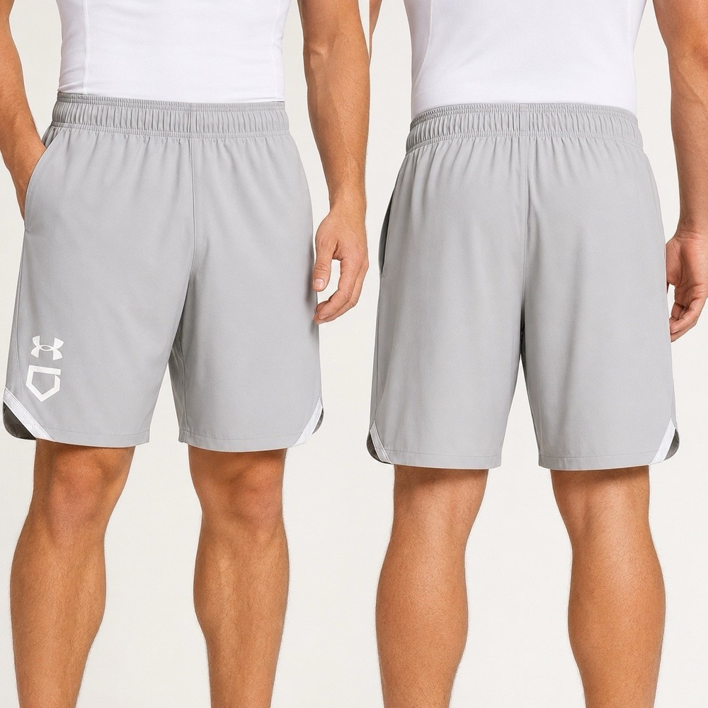 Under Armour Men's XL Gray Baseball Training Shorts Loose Fit New with Tags